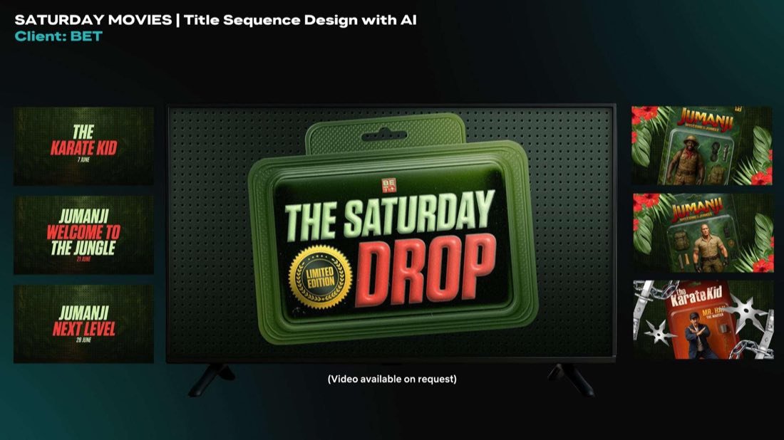 Saturday Movies portfolio sample