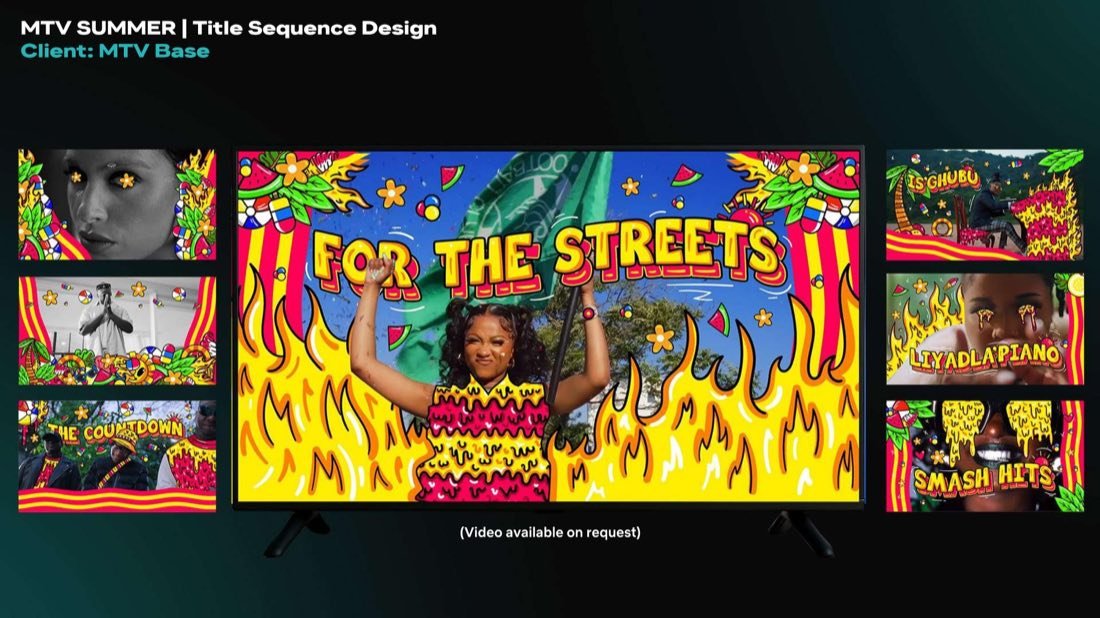MTV Summer portfolio sample